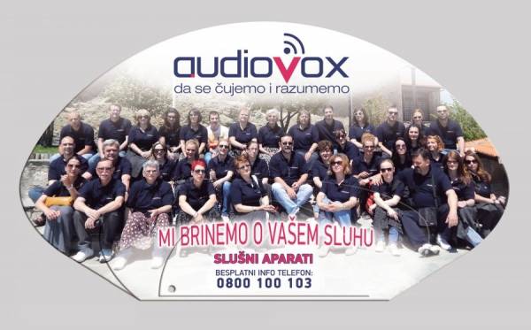 Reklamna lepeza "AudioVox"