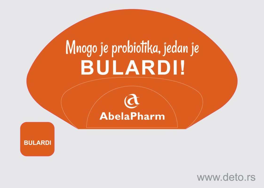 Promo-lepeza za probiotik "Bulardi" za Abela Pharm