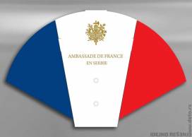 Ambasada Francuske / sklopive lepeze