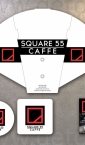 Square 55 Kafe / Sklopiva lepeza, podmetači, vizit karte