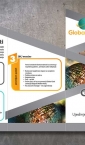 flajer sečen pod uglom / Global Card (spolja)