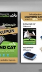 Idejno rešenje za etikete (poklon kupone) - Dinapet (Diamond Cat)
