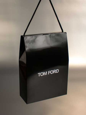 Tom Ford - poklon kutija sa ručkom od kanapa "KBK" / Ambalaža za majice