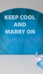 Svadbena lepeza "Keep cool"