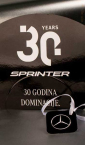Reklamna lepeza / Mercedes (Sprinter, 30 godina)
