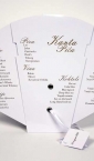 Lepeze za venčanja (vinska lista, sa etiketom)