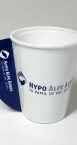 Papirne čaše (omoti za standardne PE čaše) - "Hypo Alpe Adria" - sa otvorenom ručkom, poleđina