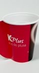Papirne čaše (omoti za standardne PE čaše) - "K-Plus" (Idea) - sa otvorenom ručkom
