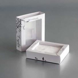 Dvodelne kutijice za nakit sa sunđerastim nosačem "Lupita " - Crna Gora
