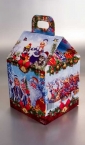 Berezka West (ruska čokolada) - novogodišnji paketić, kutija "kućica" od 640gr