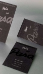 Vizit kartice na specijalnom papiru sa teksturom + UV lak  "Pasha" 2 (Bosna i Hercegovina