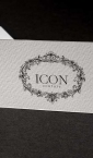 Luksuzne štancovane kartice na specijalnom reljefnom papiru "Icon Couture"