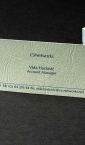Luksuzne vizit kartice na reljefnom papiru "CN Networks"