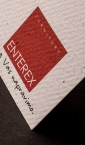 Luksuzne kartice na specijalnom reljefnom papiru "Enterex"