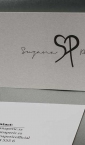 Luksuzne vizit karte na specijalnom papiru  "Suzana Perić"