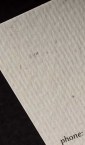 Luksuzne kartice na specijalnom papiru sa teksturom "Matejić" (detalj)