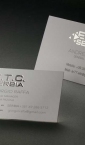 Luksuzne vizit karte u ofset štampi sa srebrnim zlatotiskom na specijalnom papiru "ETC Serbia"