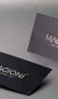 Vizit karte na specijalnom metaliziranom papiru sa zlatotiskom (srebrnom folijom) "Magioni"