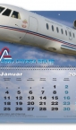 štancovani zidni kalendar "Avio služba vlade Srbije"