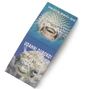 magnetni bookmark (obeleživači za knjige), sečeni karton sa magnetnom folijom, pun kolor, plastificirano