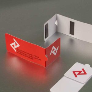 magnetni bookmark (obeleživači za knjige), štancovani karton sa magnetnom folijom, pun kolor, plastificirano