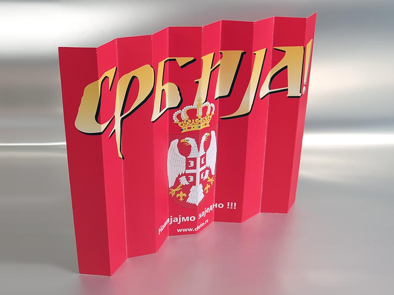 navijačke lepeze, clapper, klaper lepeza za pravljenje buke, kolor, sjajna plastifikacija