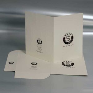 poslovne kartonske fascikle sa dve klapne, specijalni reljefni papir, ofset jedna boja