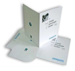 kartonski folderi sa dve klapne, ofset štampa, pun kolor, mat plastifikacija