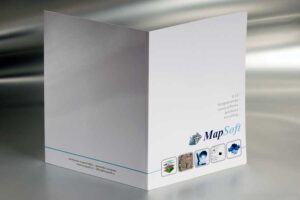 kartonski folderi sa dve klapne, ofset štampa, pun kolor, mat plastifikacija