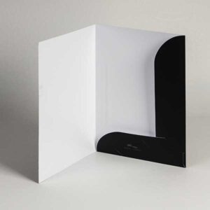 poslovne kartonske fascikle sa dve klapne, ofset štampa jedna boja, mat plastifikacija