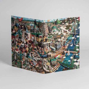 kartonski folderi sa dve klapne, ofset štampa, pun kolor, mat plastifikacija, foliotisak