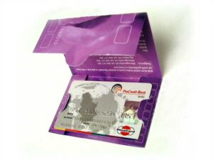 Futrole za kartice (standardne platne kartice),350gr/m2 kunstdruk, kolor 4/4, mat plastifikacija
