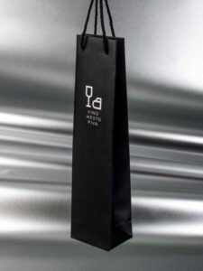 Kesa za vino, model sl, crna tonirana, mat