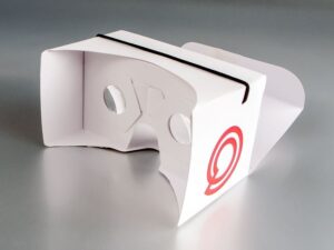 VR cardboard (google cardboard), naša verzija popularnog gedžeta, virtual reality, kartonske naočare adapter za smartphone