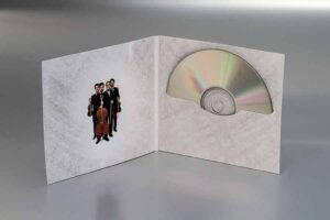 CD pakovanje na preklop za jedan disk, pun kolor, mat, 350gr/m2 kunstdruk, 350gr/m2 kunstdruk