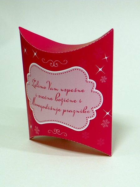 pillow box m2, poklon pakovanje za magnete, poklon klijentima