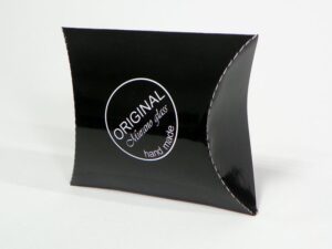 pillow bow M1, kutija za nakit od murano stakla, jedna boja, sjaj