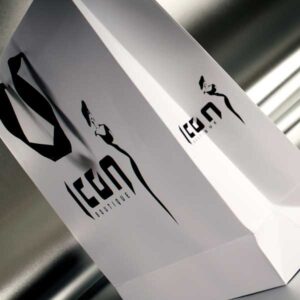 luksuzne kese sa ručkama od ripsa, ofset štampa u jednoj boji, mat plastifikacija