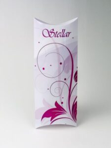 pillow box L2, kutijica za nakit, štampa u jednoj boji, sjajna plastifikacija
