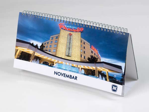 Stoni kalendar, spiralni povez, 14 listova, pun kolor (4/2)