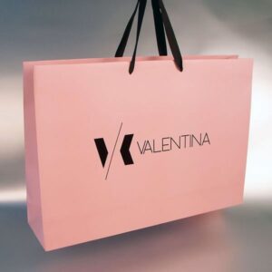 Luksuzna kesa za butik, xxl model, ručke od pamučnog kanapa,dve boje, mat