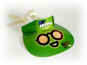 Kartonski visori (širiti) 350 gr/m2 kunstdruk ili 270gr/m2 GC1, kolor štampa, mat plastifikacija, satenska traka