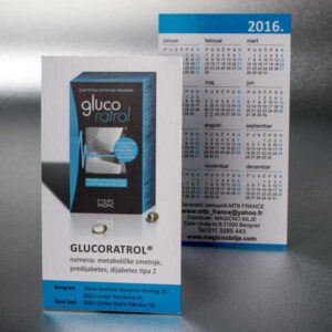 Vizit karte štampane ofset tehnikom, kolor, obostrano, džepni kalendar