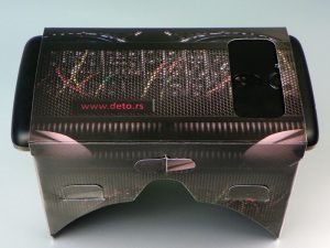 VR cardboard (google cardboard), naša verzija popularnog gedžeta, virtual reality, kartonske naočare adapter za smartphone
