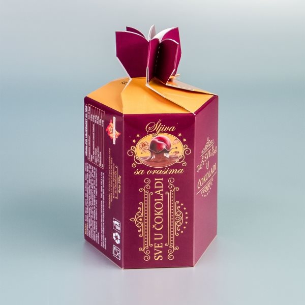 Šestougaone kutije za slatkiše (1/2 Kg pakovanje)