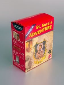 Društvena-igra-St.-Sava-Adventure / edukativno zabavna stona igra
