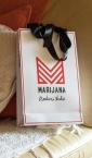 Marijana, kreaivni studio /  luksuzne reklamne kese sa ručkama od satenske rake i ukrasnom mašnom iz poruba