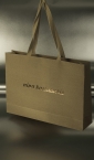 Eko kesa od recikliranog papira sa ručkama od kepera i zlatotiskom / Nina Kalvaris -2