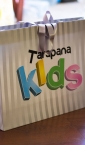 Tarapana Kids / Luksuzna kesa sa ručkama od satenske trake i ukrasnom mašnom iz poruba