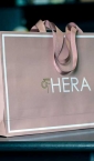 Specijalna papirna kesa "Hera" (sa zlatotiskom i ručkama od ripsa "iz poruba")